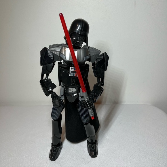 LEGO Star Wars Darth Vader Action Figure with Red Lightsaber - Picture 4 of 6